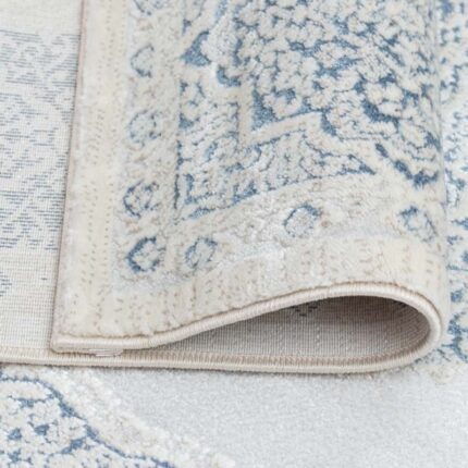 Covor Domino DS01B Gri/ Albastru - imagine 4