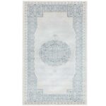 Covor Domino DS01B Gri/ Albastru - imagine 2