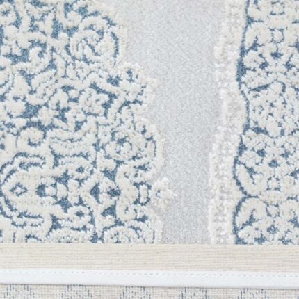 Covor Domino DS01B Gri/ Albastru - imagine 6