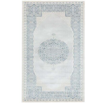 Covor Domino DS01B Gri/ Albastru - imagine 2