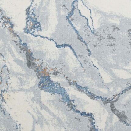 Covor Domino DS04B Gri/ Albastru - imagine 3