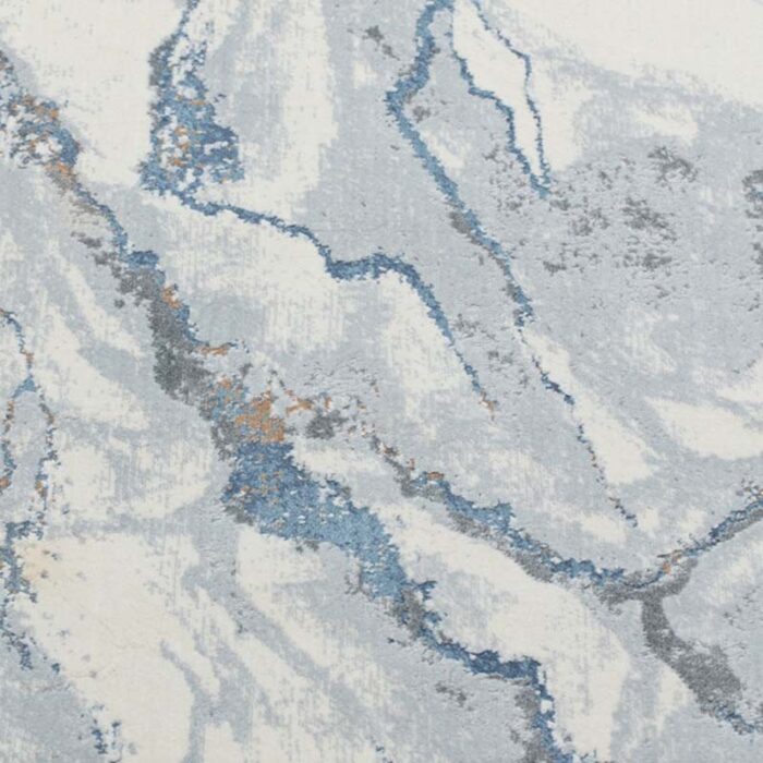 Covor Domino DS04B Gri/ Albastru - imagine 3