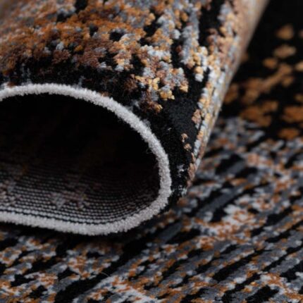 Covor Babil BX09A Negru/ Gri/ Aramiu - imagine 4