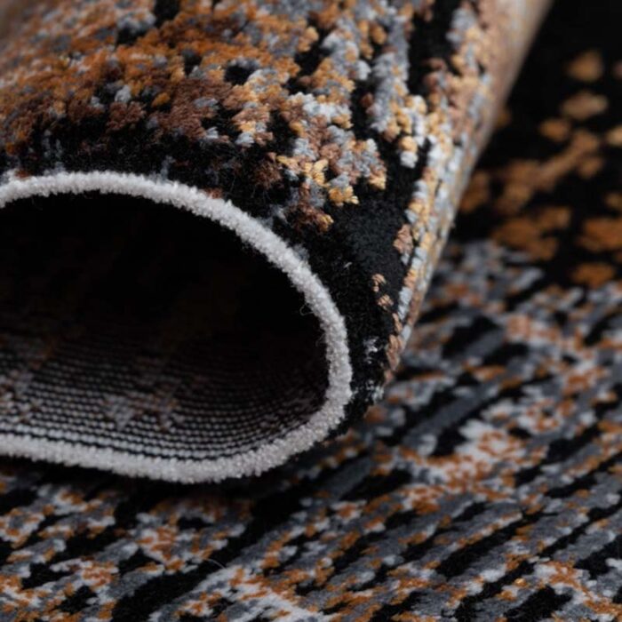 Covor Babil BX09A Negru/ Gri/ Aramiu - imagine 4