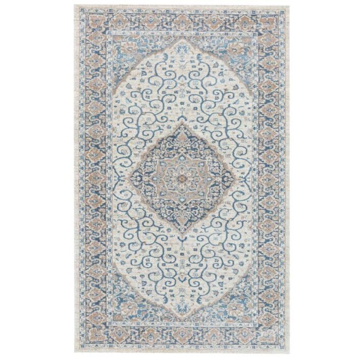 Covor Domino DS00B Gri/ Albastru - imagine 2