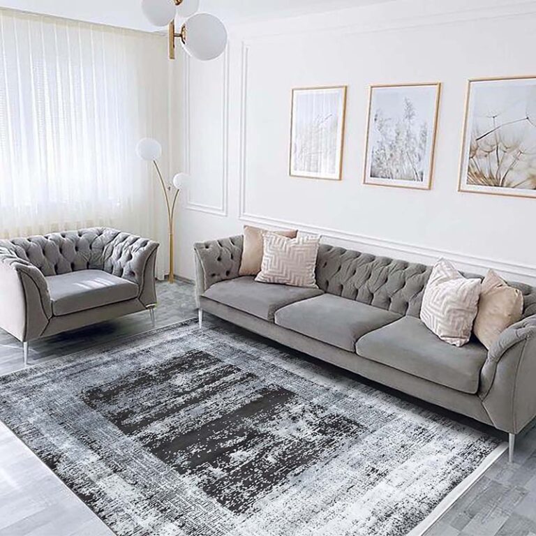 Covor Babil BX09B Negru/Gri