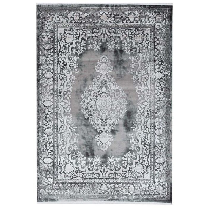 Covor Ikon IK01A Gri/Verde - imagine 2