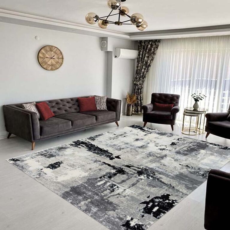 Covor Modern Rose 506 NEGRU