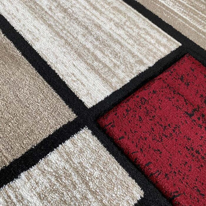 Covor Geometric SULTAN 37003A Rosu/Bej - imagine 3