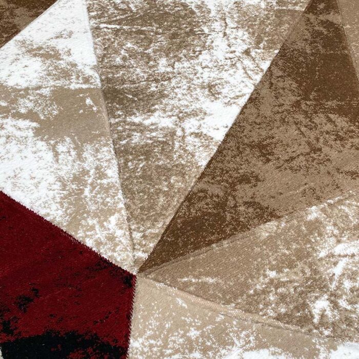 Covor Geometric SULTAN 38500A Maro/Rosu - imagine 3