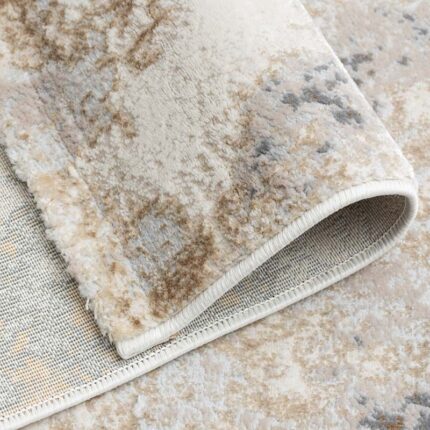 Covor Modern EFES cod: HE855 Cream/ Auriu - imagine 3