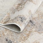 Covor Modern EFES cod: HE855 Cream/ Auriu - imagine 5