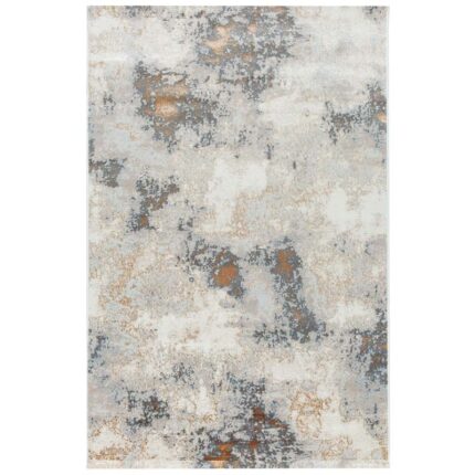 Covor Modern EFES cod: HE855 Cream/ Auriu - imagine 2