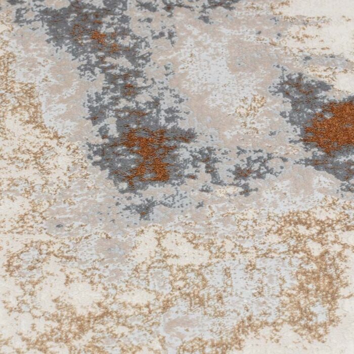 Covor Modern EFES cod: HE855 Cream/ Auriu - imagine 7