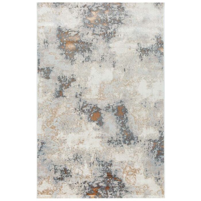 Covor Modern EFES cod: HE855 Cream/ Auriu - imagine 2