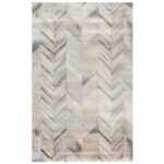 Covor Modern EFES cod: HE856 Cream/ Auriu - imagine 2