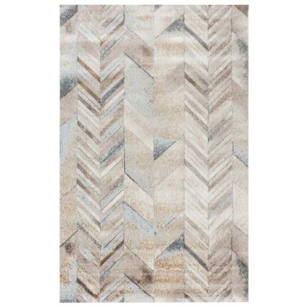 Covor Modern EFES cod: HE856 Cream/ Auriu - imagine 2