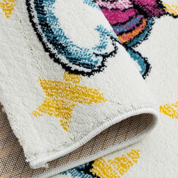 Covor pentru copii Polyanna cod: E3743 Alb/ Roz - imagine 4