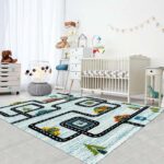 Covor pentru copii Polyanna cod: G6400 Alb/ Albastru