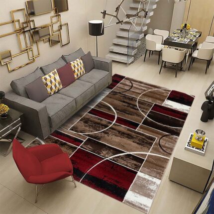 Covor Geometric SULTAN 38499A Rosu/ Bej