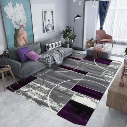 Covor Geometric SULTAN 38499A Lila/ Gri