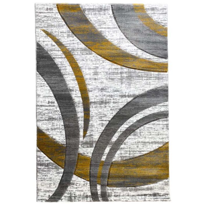 Covor Geometric SULTAN 38502A Mustar/ Gri - imagine 2