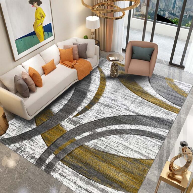 Covor Geometric SULTAN 38502A Mustar/ Gri