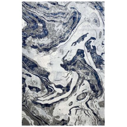 Covor Modern EFES cod: G6262 Gri/ Albastru - imagine 2