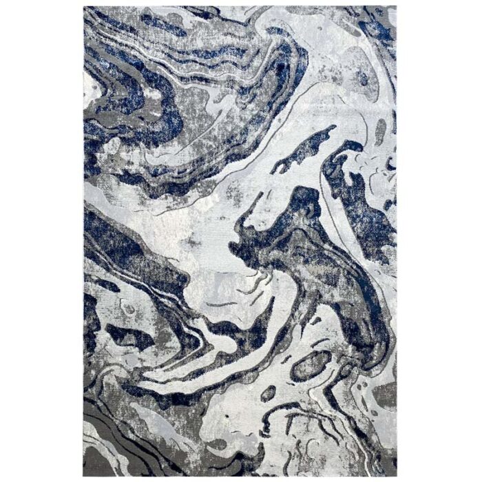 Covor Modern EFES cod: G6262 Gri/ Albastru - imagine 2