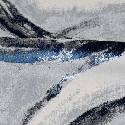 Covor Modern EFES cod: HE776 Gri/Albastru - imagine 3