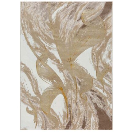 Covor Modern EFES cod: HE778 Bej/ Auriu - imagine 2