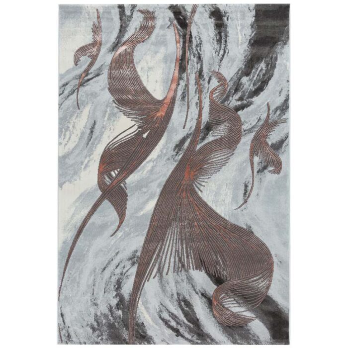 HE778 ROZ Covor Modern EFES cod: HE778 Gri/ Roz - imagine 2