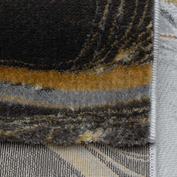 Covor Modern EFES cod: HE780 Gri/ Mustar - imagine 7