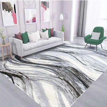 Covor Modern EFES cod: HE796 Gri/ Verde