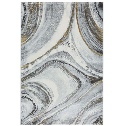 Covor Modern EFES cod: HE783 Gri/Auriu - imagine 2