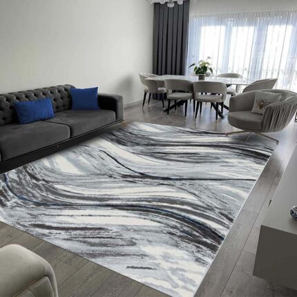 Covor Modern EFES cod: HE796 Albastru