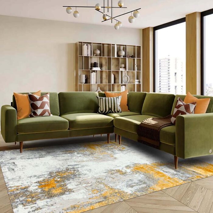 Covor Living NOVA 51275B Auriu/Gri - imagine 1