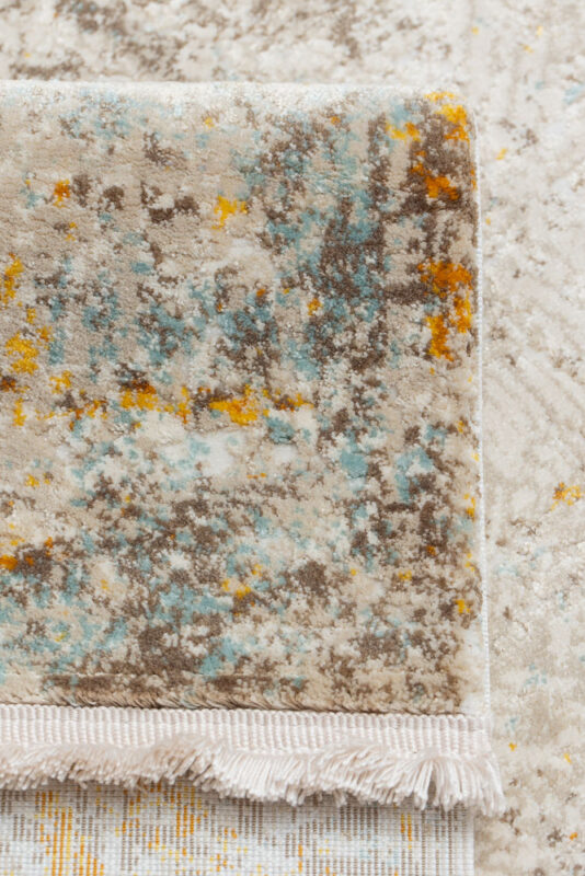 Covor living Ege EG08A Galben-Turcoaz