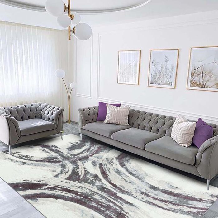Covor Living NOVA 51268B Lila/Gri - imagine 1