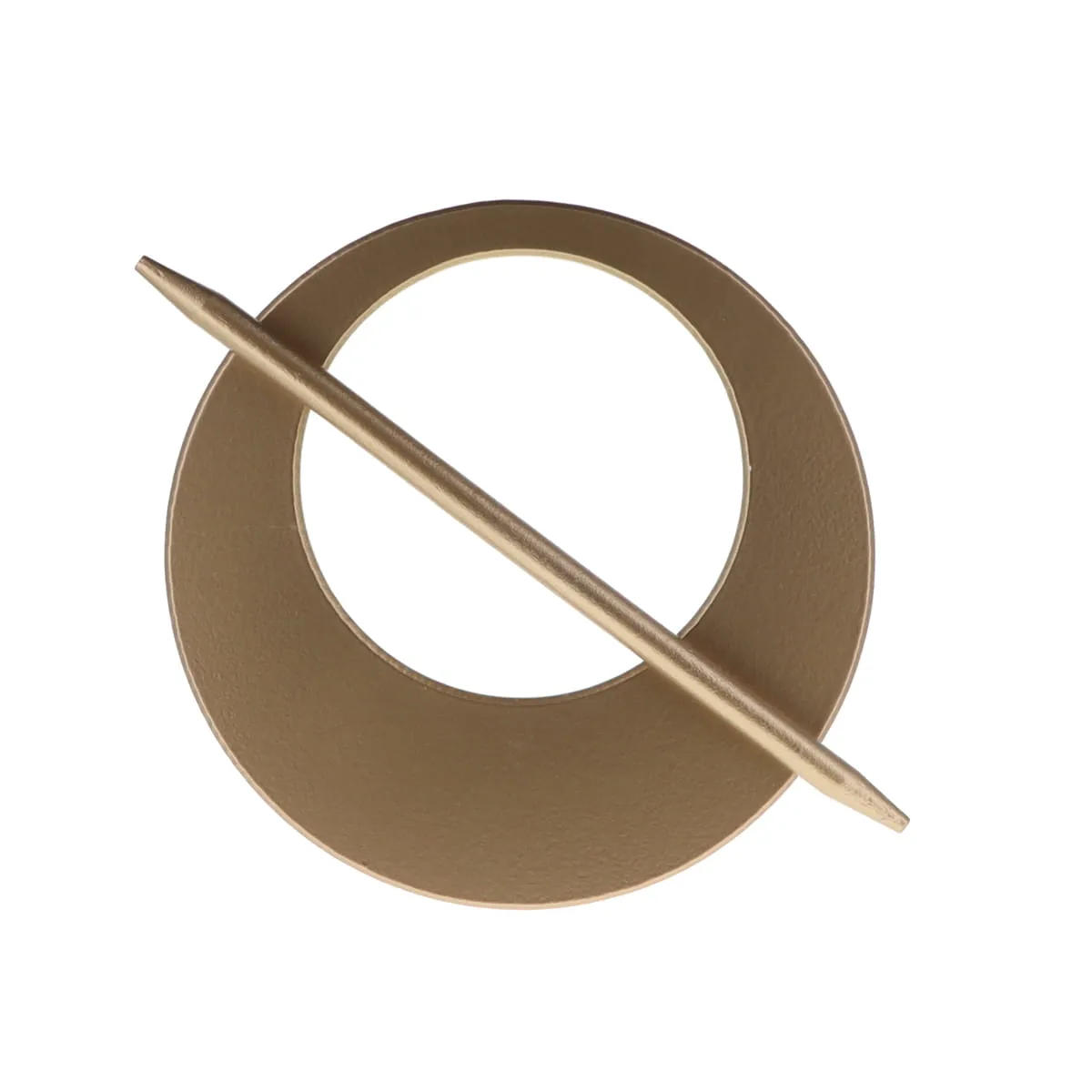 2367980 CLEMĂ DECORATIVĂ PERDELE ȘI DRAPERII/ AGRAFĂ MDF MIRZA / AURIU MAT, COMPOZITIE MDF - imagine 1