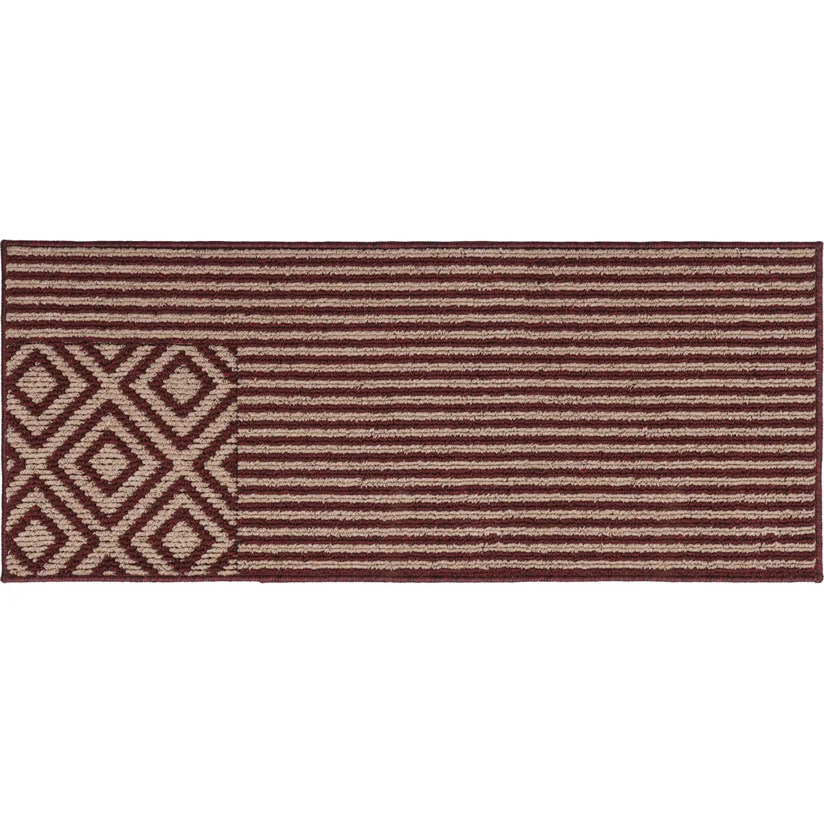 490171187 COVOR BUCĂTĂRIE 50X120 CM – AZTECA ROSU COMPOZITIE 100% POLYESTER - imagine 1