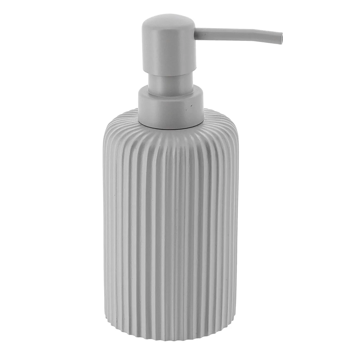 62103183 DISPENSER SĂPUN POLIRĂȘINĂ STRIATII 230 ML - GRI - imagine 1