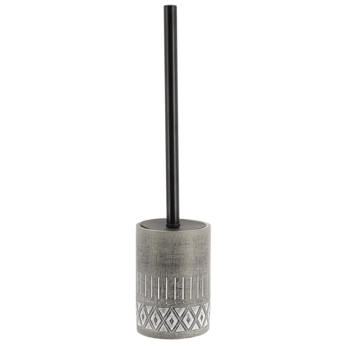 66118180 PERIE TOALETĂ PIATRĂ - GRI COMPOZIȚIE POLIRĂSINĂ + PVC - imagine 1