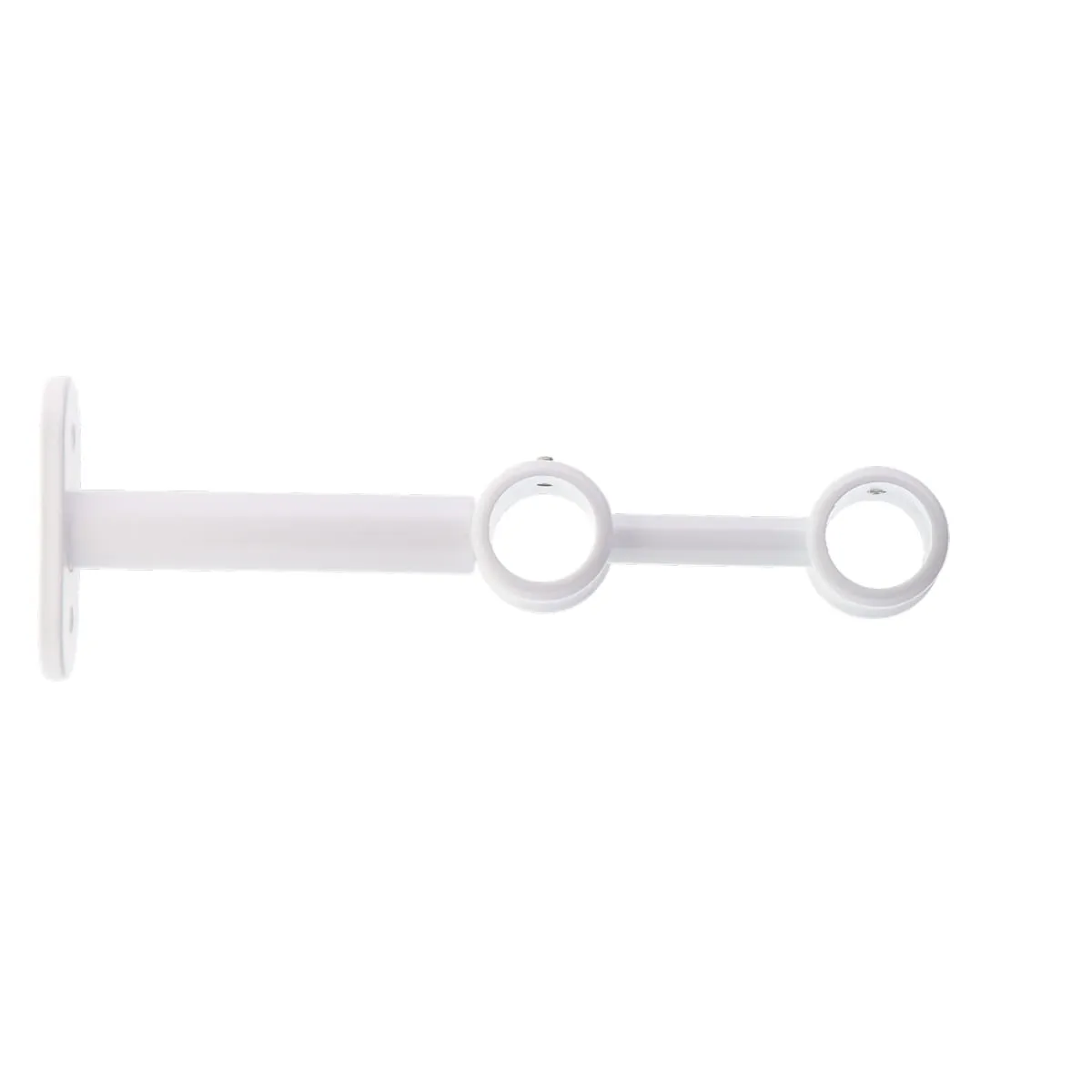 7202108 SET CONSOLĂ GALERIE DUBLA INCHISA EXT FI20/15 CM – ALB MAT COMPOZIȚIE FIER FORJAT - imagine 1