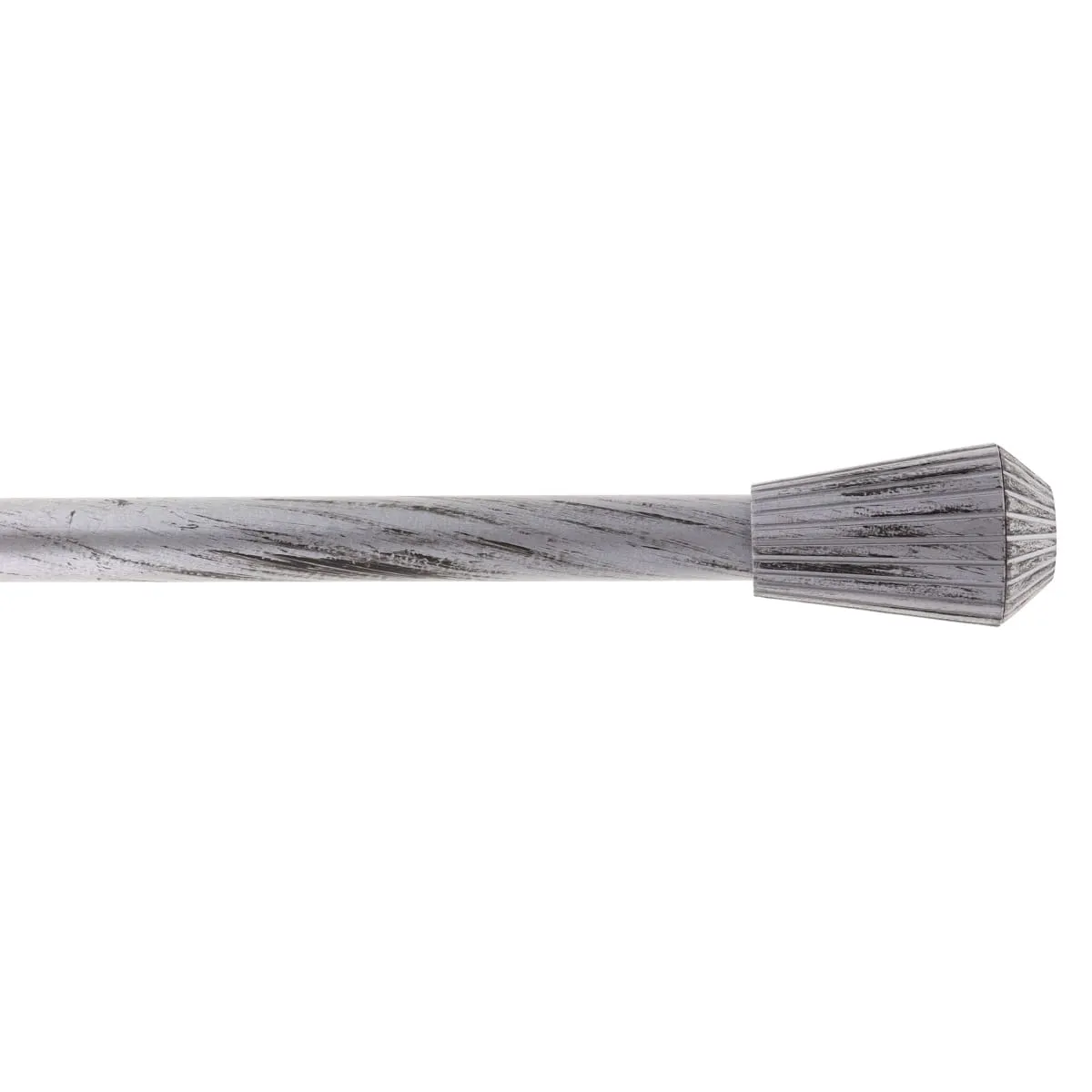 75071120931 GALERIE PERDEA SIMPLA EXT 120-210 CM/FI19/PISE – GRI/NEGRU MATERIAL FIER FORJAT - imagine 1