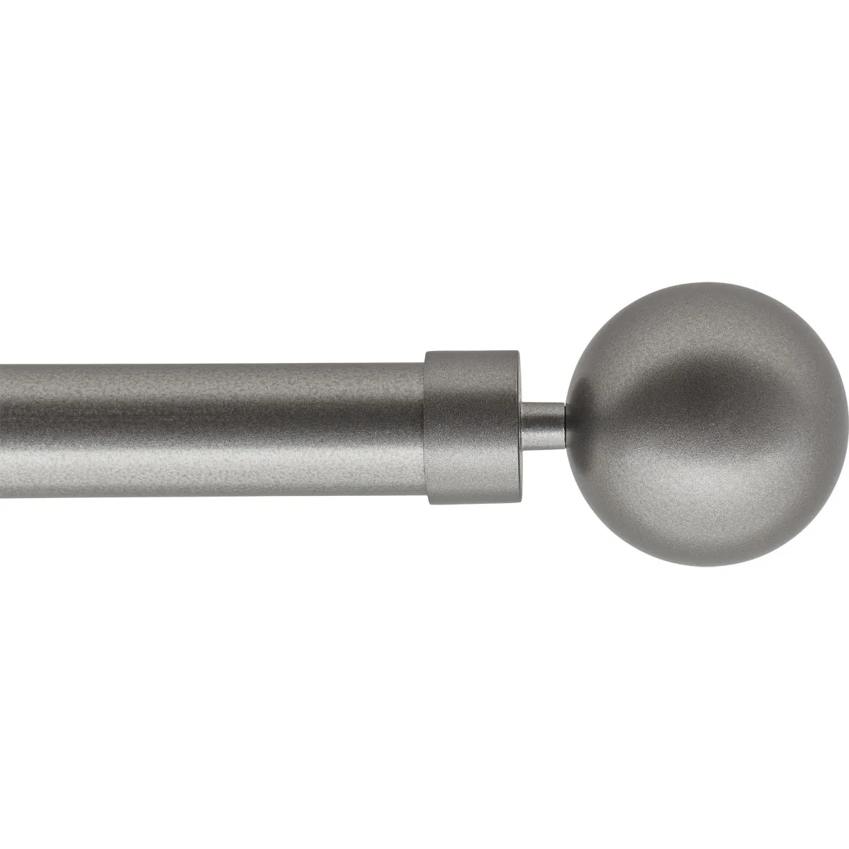 7628210938 GALERIE PERDEA SIMPLA EXT 210-380 CM/FI28/GAIA – GRI MATERIAL FIER FORJAT - imagine 1