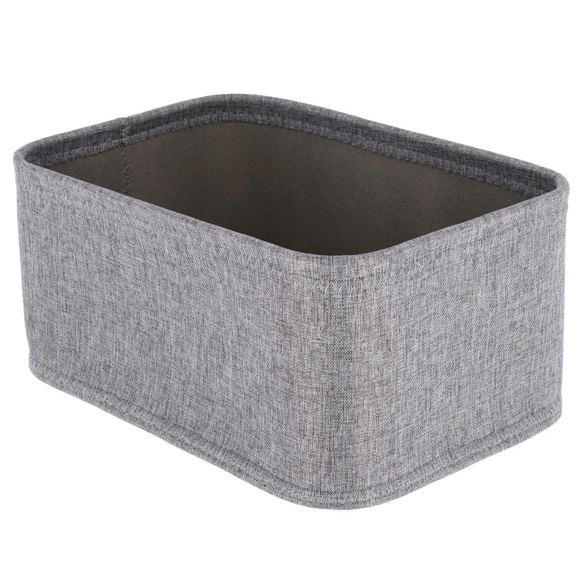 883218004 COȘ DEPOZITARE RECTANGULAR EVA POLIESTER 30X20.5X13.5 CM - GRI | ORGANIZATOARE BAIE - imagine 1