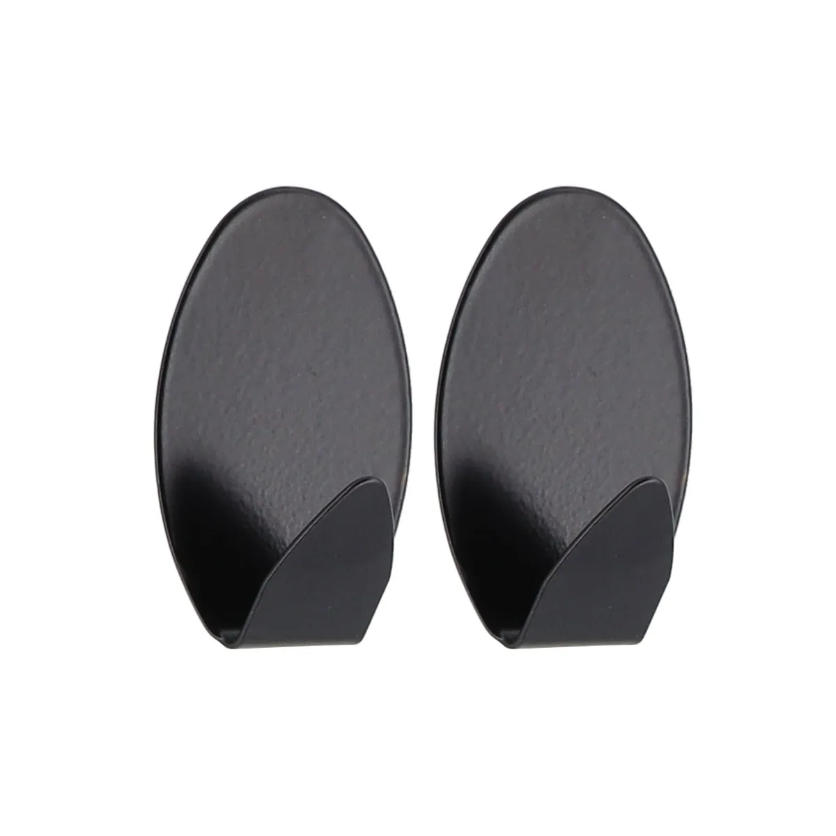 9048103 CÂRLIG X2 INOX OVAL – NEGRU | CUIERE BAIE - imagine 1