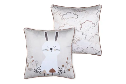 Pernă decorativă Gabin 40X40 cm, culoare alb, 100% poliester - imagine 2