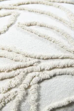 Pernă decorativă Hemera 40X40 cm, culoare natural, 100% bumbac - imagine 5